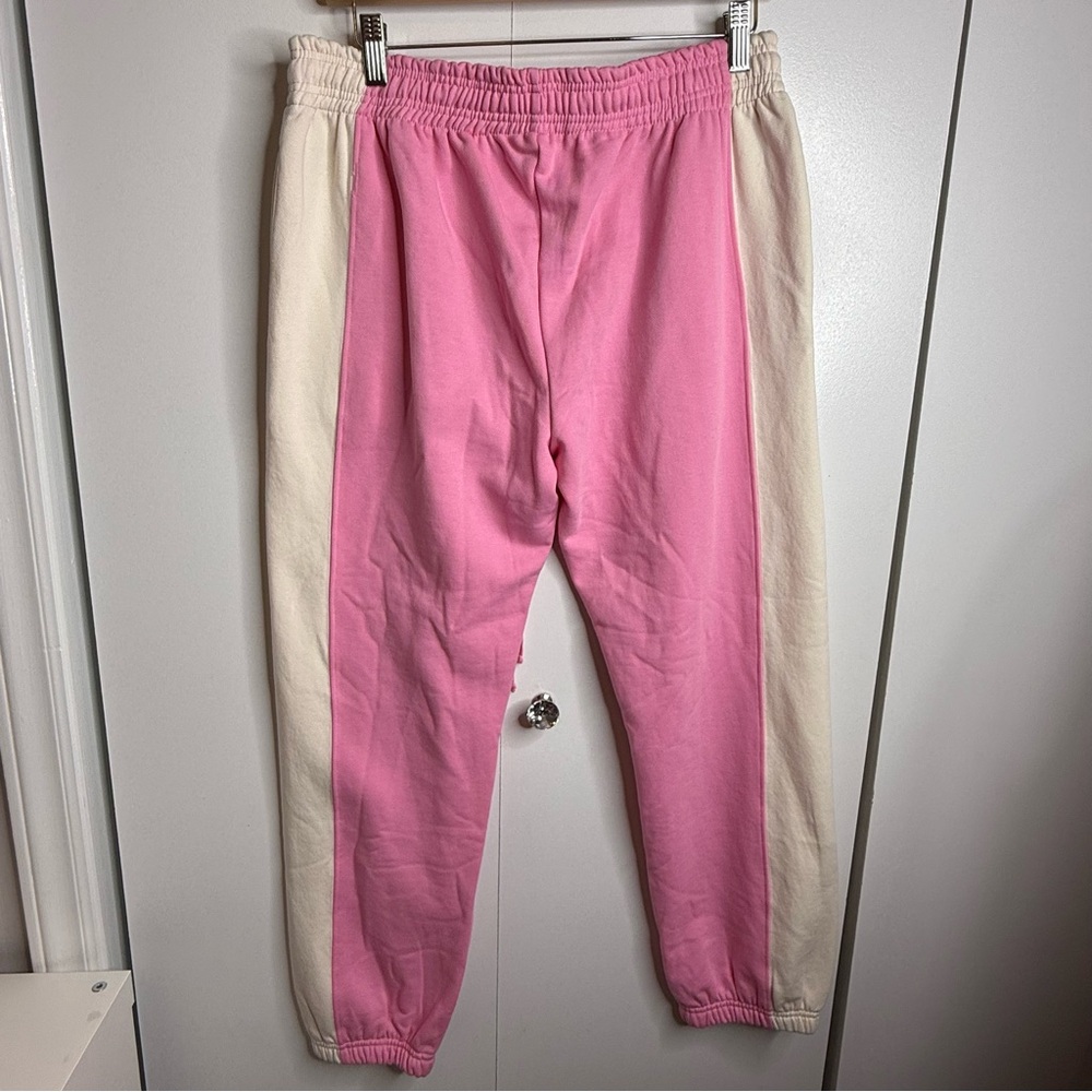 Gola X Anthropologie Pink and White Joggers NWT $98 Small - Picture 7 of 12